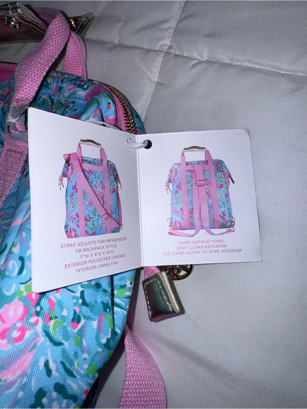 Lilly Pulitzer insulated backpack cooler! - Picture 3 of 8